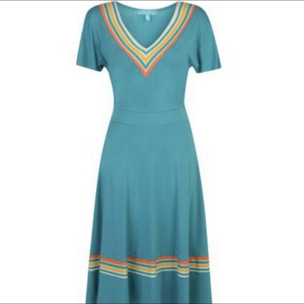 ModCloth Fever London Toulon Dress in Jewel Green